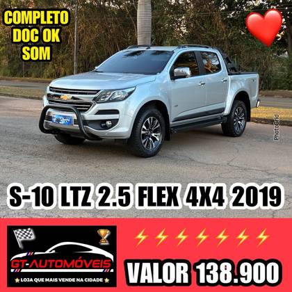 CHEVROLET S10 2.5 LTZ 4X4 CD 16V FLEX 4P AUTOMÁTICO